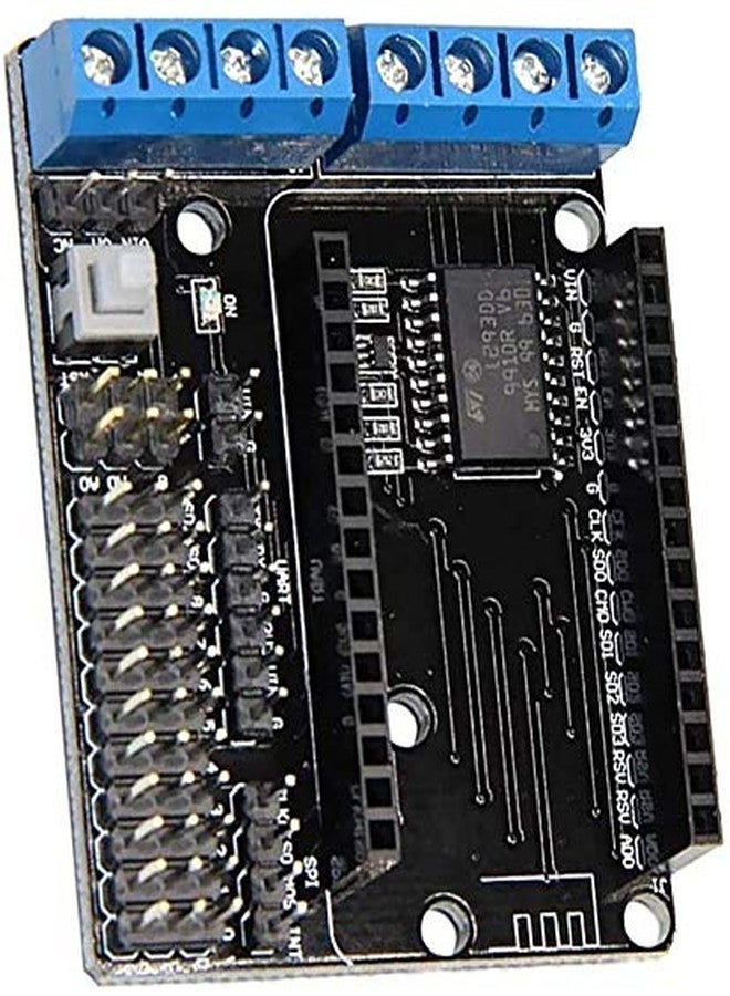 REES52 Esp8266 Wifi NodeMCU Motor Shield Board L293D ESP-12E from ESP8266 esp 12E kit diy rc toy wifi rc smart car remote control CP2102 Module ESP-12E motor drive expansion board for Arduino - Image 5